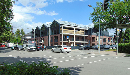 Kreuzung Alexanderstra�e/ Brookweg/ B�rgerbuschweg Foto: Dieter Niebisch